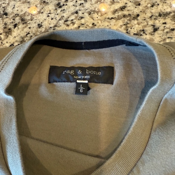 Rag & Bone Sound Wave Cotton Tee - Large - Picture 4 of 6